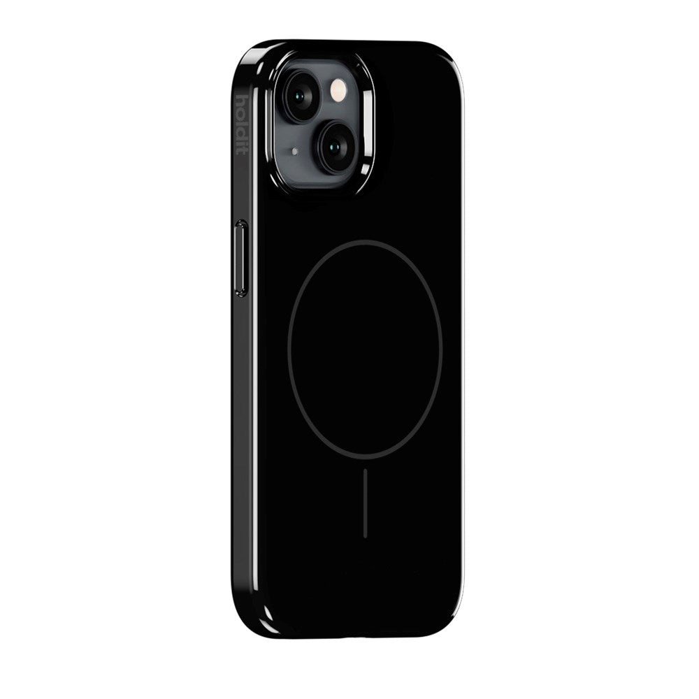Holdit iPhone 16e / 15 / 14 / 13 Mono Case - MagSafe Kompatibel - Black / Gray