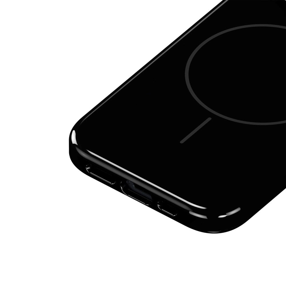 Holdit iPhone 16e / 15 / 14 / 13 Mono Case - MagSafe Kompatibel - Black / Gray