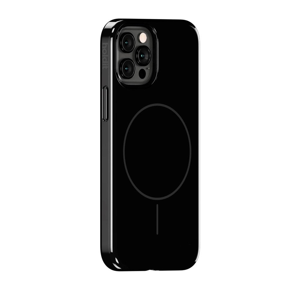 Holdit iPhone 12 / 12 Pro Mono Case - MagSafe Kompatibel - Black / Gray