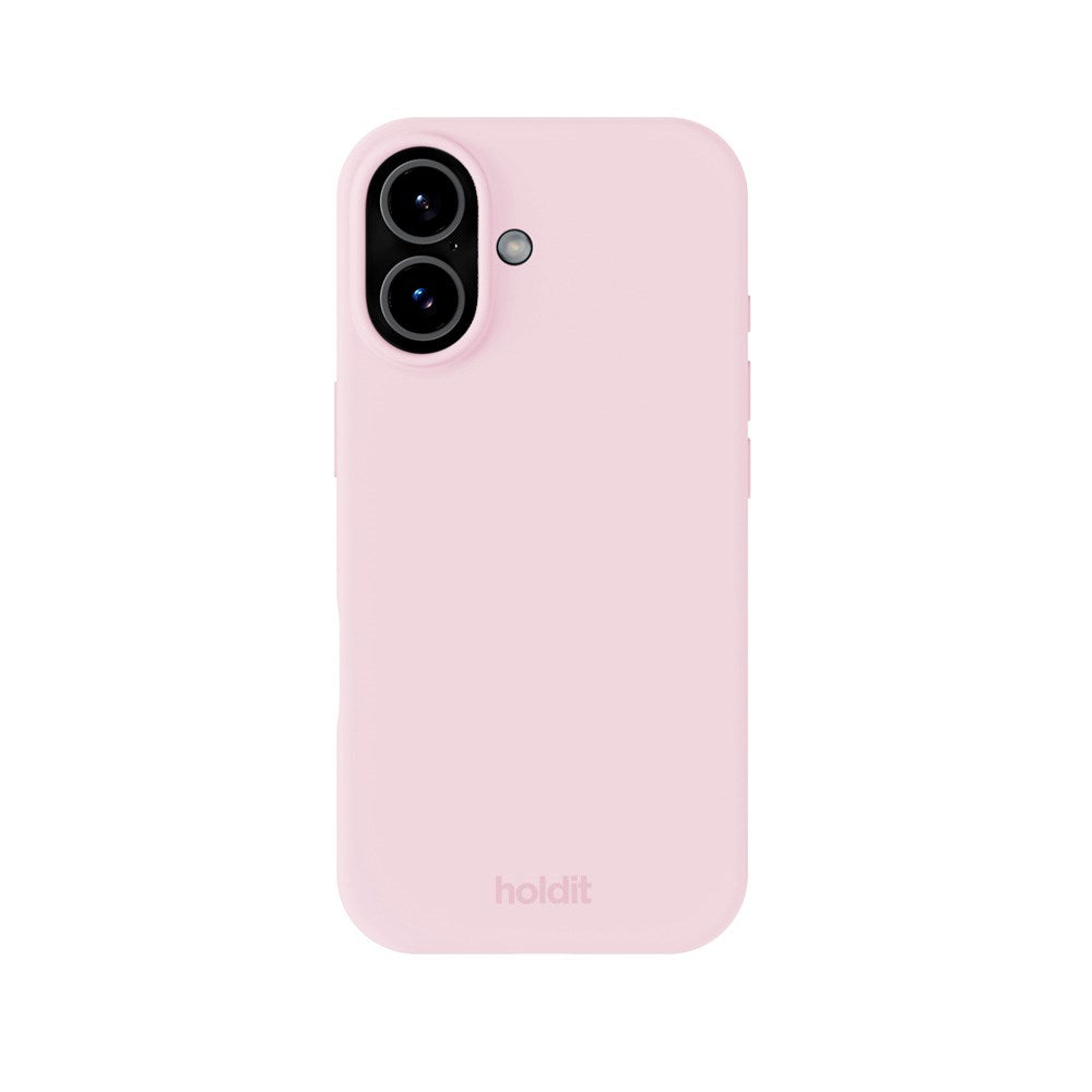 Holdit iPhone 17 Soft Touch Silikon Skal - Pale Pink