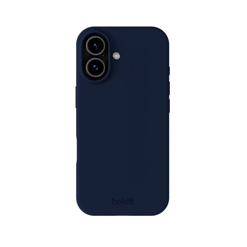 Holdit iPhone 17 Soft Touch Silikon Skal - Midnight Blue