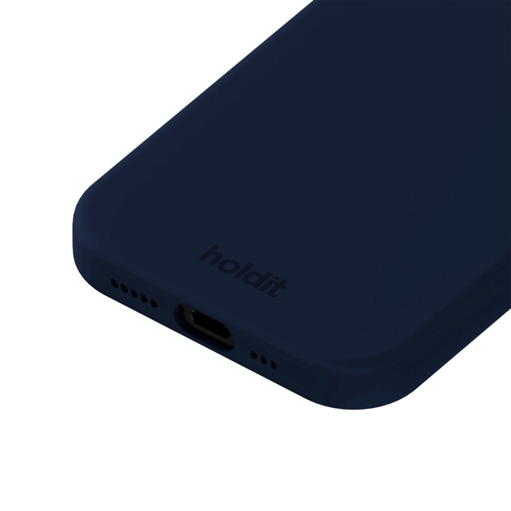 Holdit iPhone 17 Soft Touch Silikon Skal - Midnight Blue