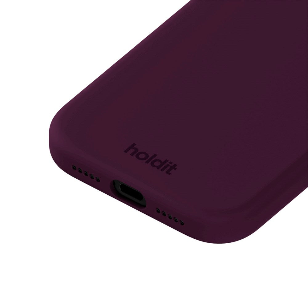 Holdit iPhone 17 Pro Soft Touch Silikon Skal - Deep Plum
