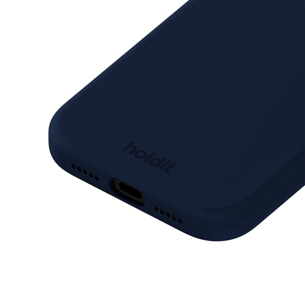 Holdit iPhone 17 Pro Soft Touch Silikon Skal - Midnight Blue