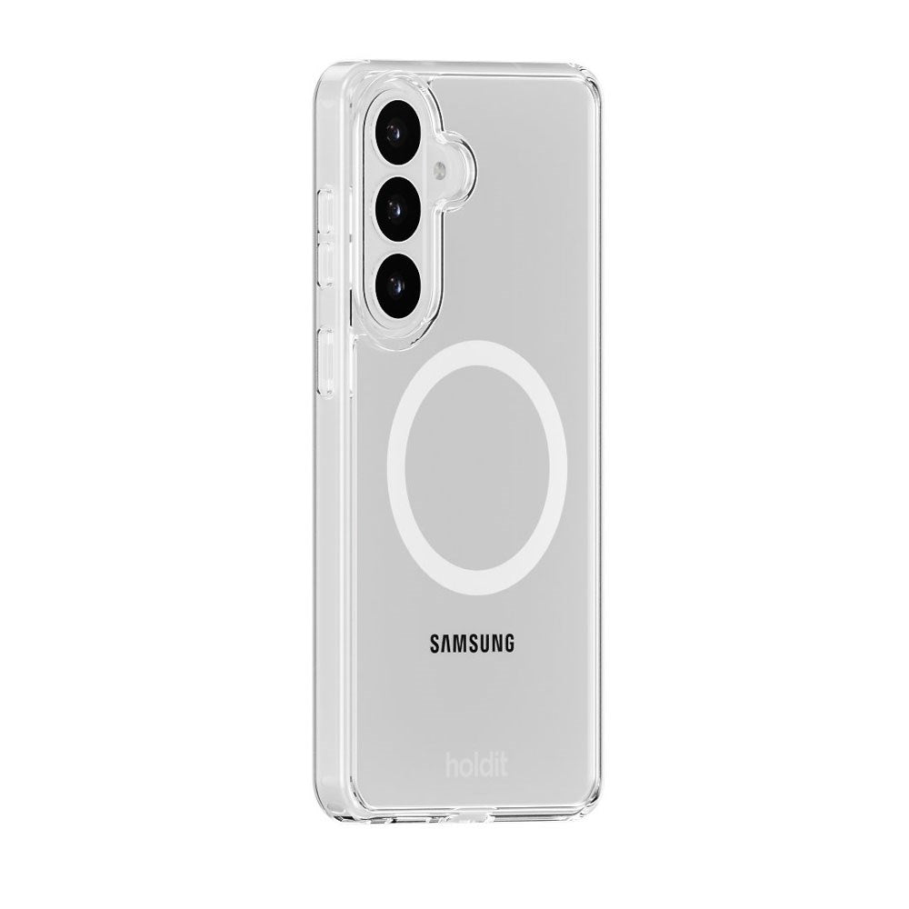 Samsung Galaxy S26 Holdit MagSafe Skal - Transparent / White