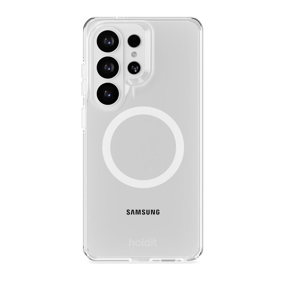 Samsung Galaxy S26 Ultra Holdit MagSafe Skal - Transparent / White