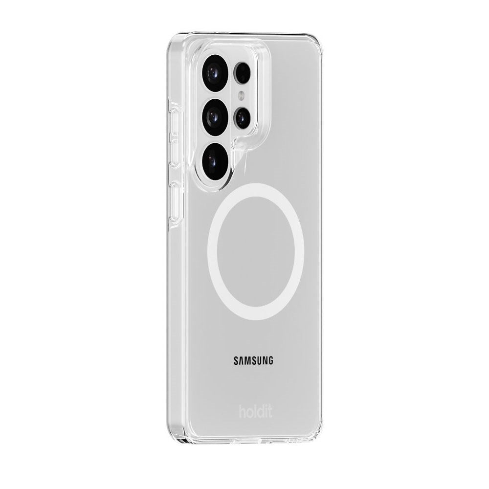 Samsung Galaxy S26 Ultra Holdit MagSafe Skal - Transparent / White