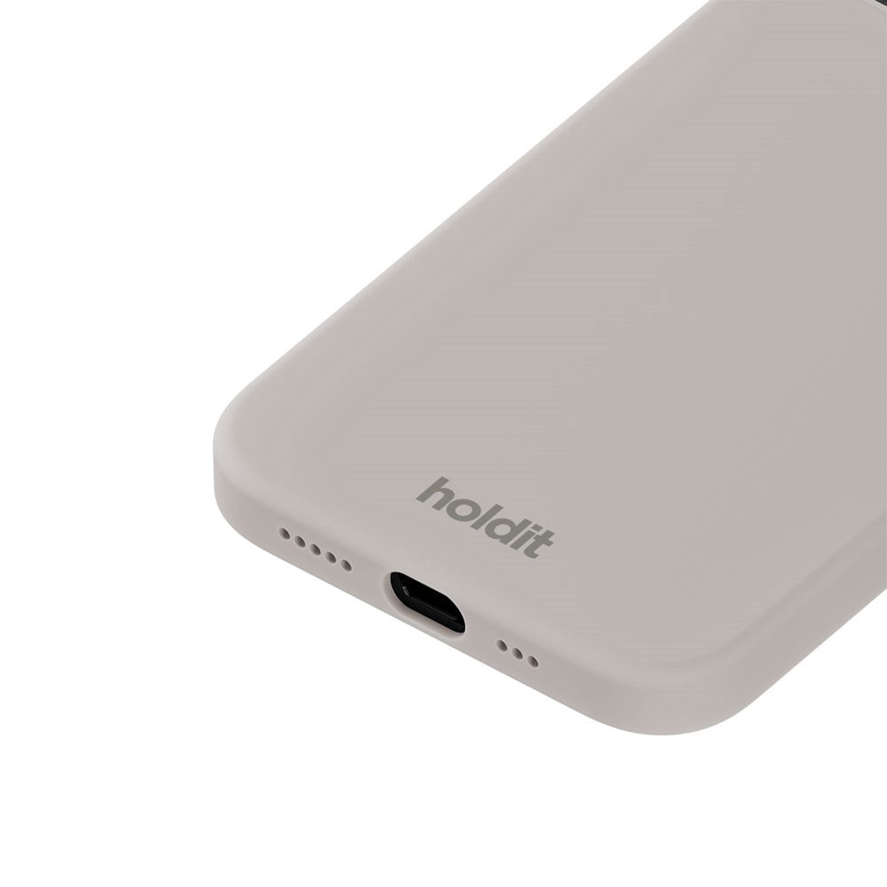 iPhone 12 / 12 Pro Holdit Soft Touch Silikon Skal - Wool Gray