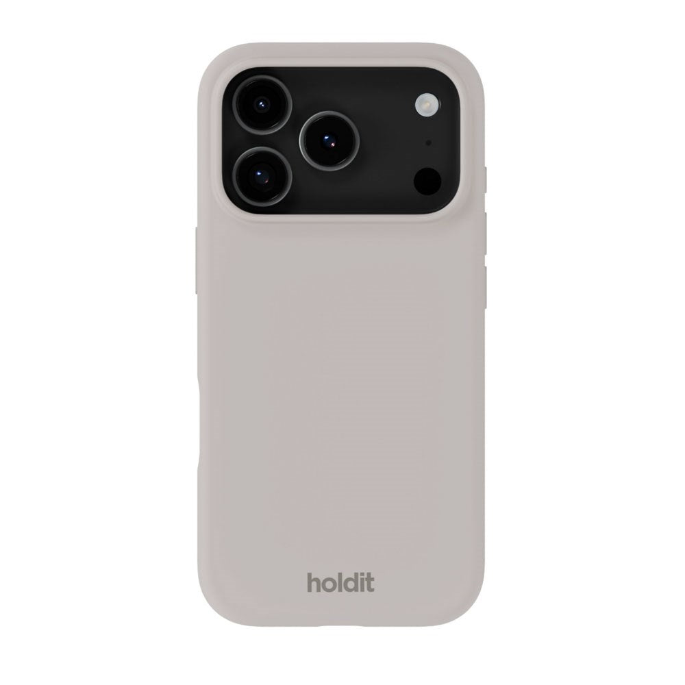 iPhone 17 Pro Holdit Soft Touch Silikon Skal - Wool Gray