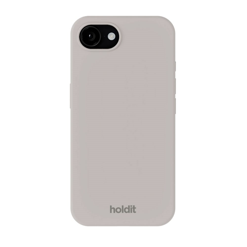iPhone 17e / 16e Holdit Soft Touch Silikon Skal - Wool Gray