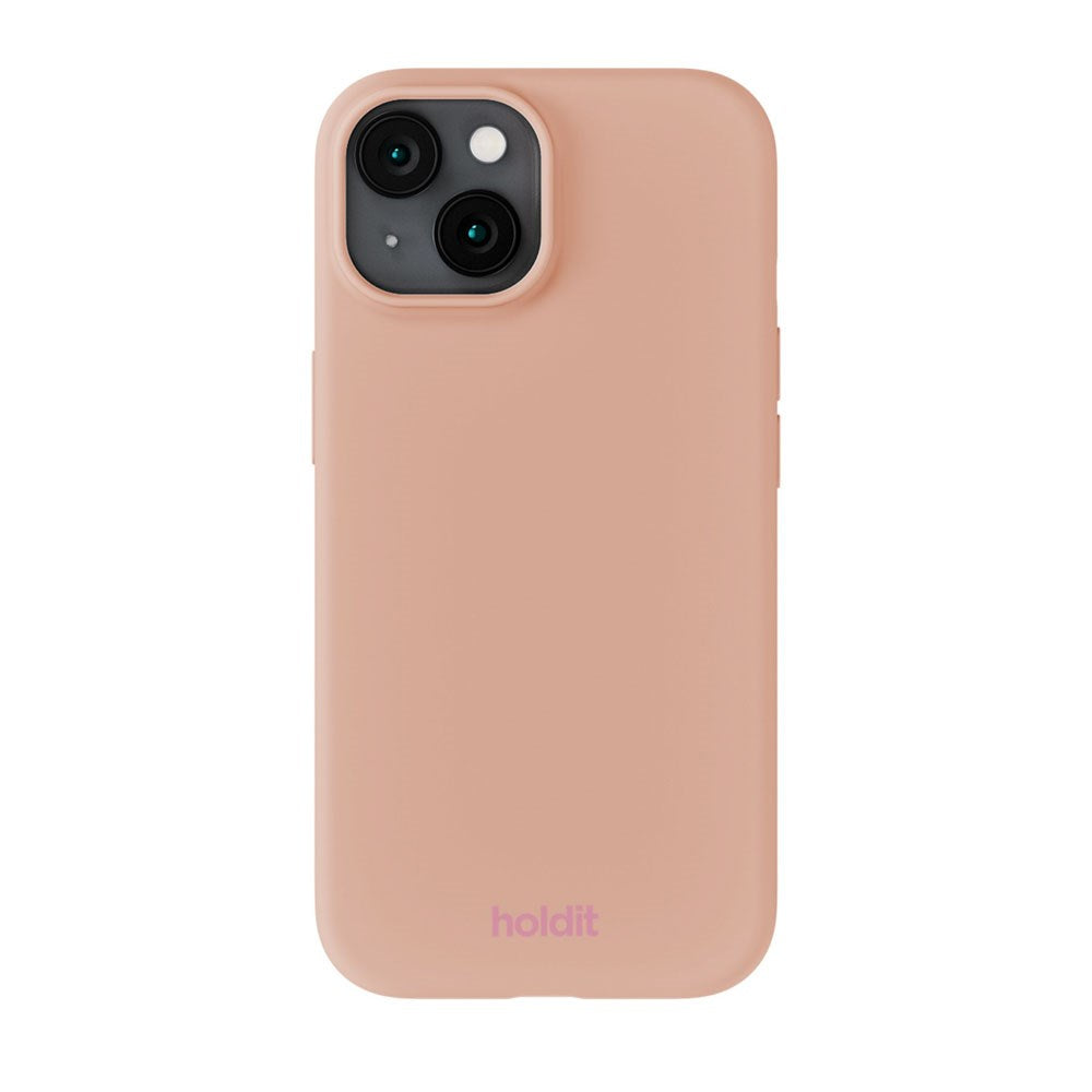 iPhone 14 / 13 Holdit Soft Touch Silikon Skal - Bare Pink