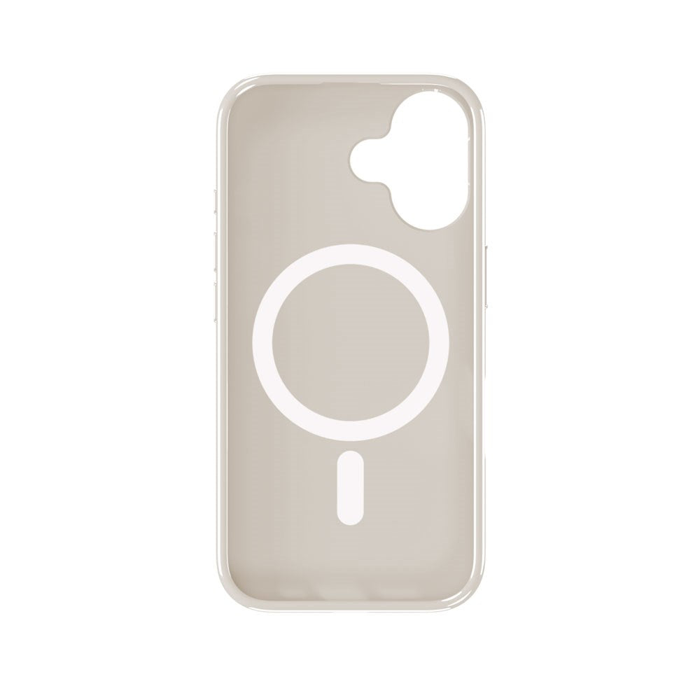 iPhone 16 Holdit Mono Case - MagSafe Kompatibel - Light Beige / Beige