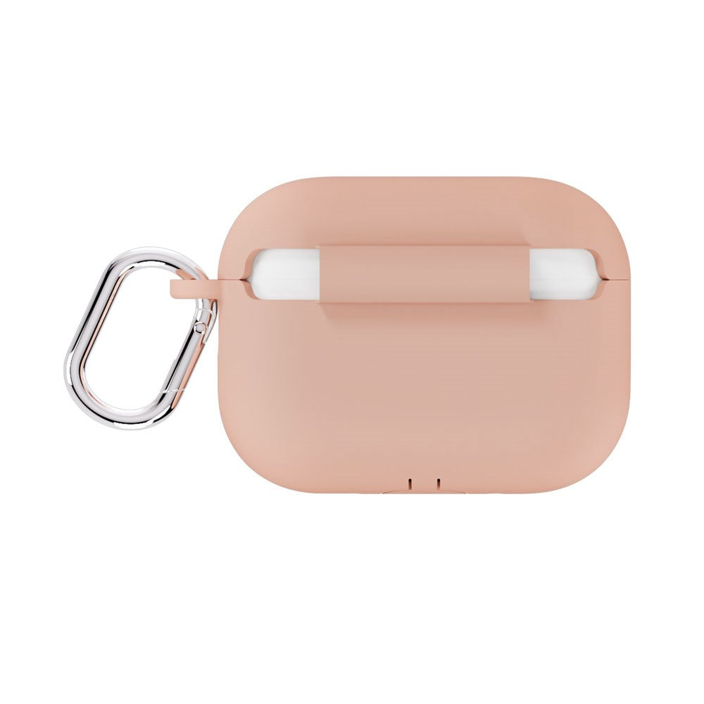 Apple AirPods Pro (3. Gen.) Holdit Silicone Case m. Karabinhake - Bare Pink