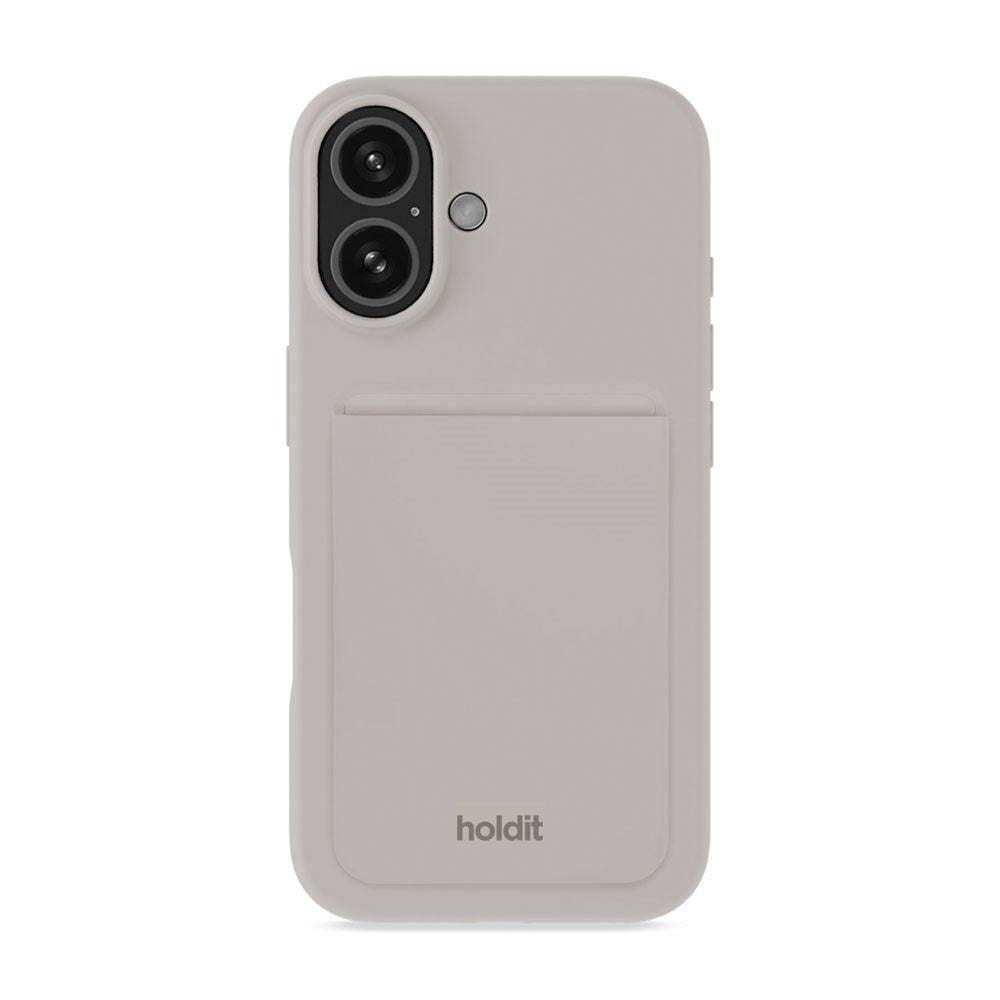Holdit MagSafe Silicone Korthållare - Wool Gray
