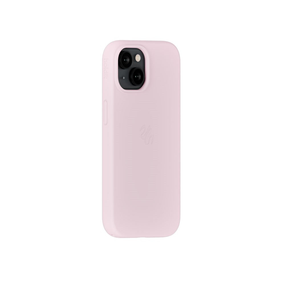 iPhone 15 / 14 / 13 Holdit Soft Touch MagSafe Silikon Skal - Pale Pink