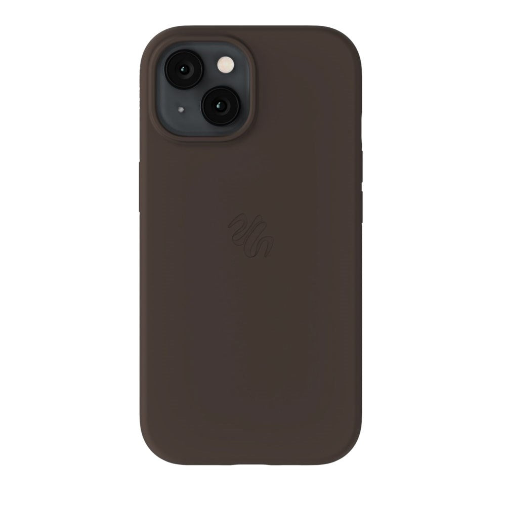 iPhone 15 / 14 / 13 Holdit Soft Touch MagSafe Silikon Skal - Chocolate