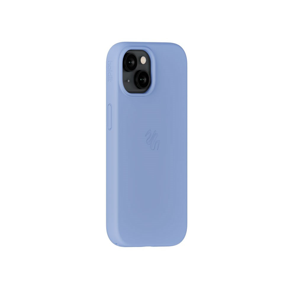 iPhone 15 / 14 / 13 Holdit Soft Touch MagSafe Silikon Skal - Soft Cobalt