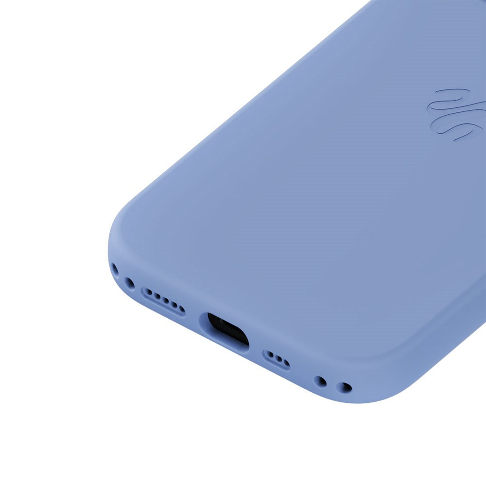 iPhone 15 / 14 / 13 Holdit Soft Touch MagSafe Silikon Skal - Soft Cobalt