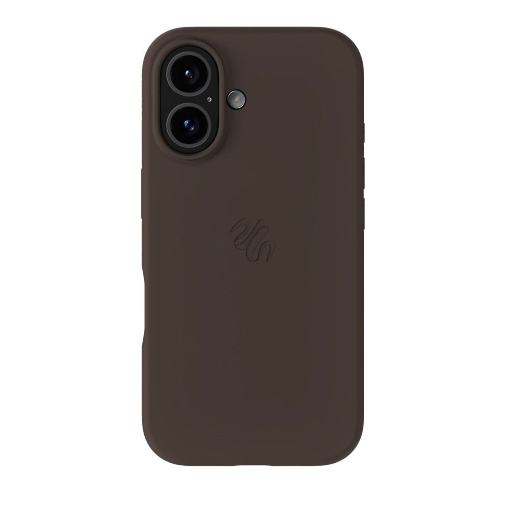 iPhone 16 Holdit Soft Touch MagSafe Silikon Skal - Chocolate
