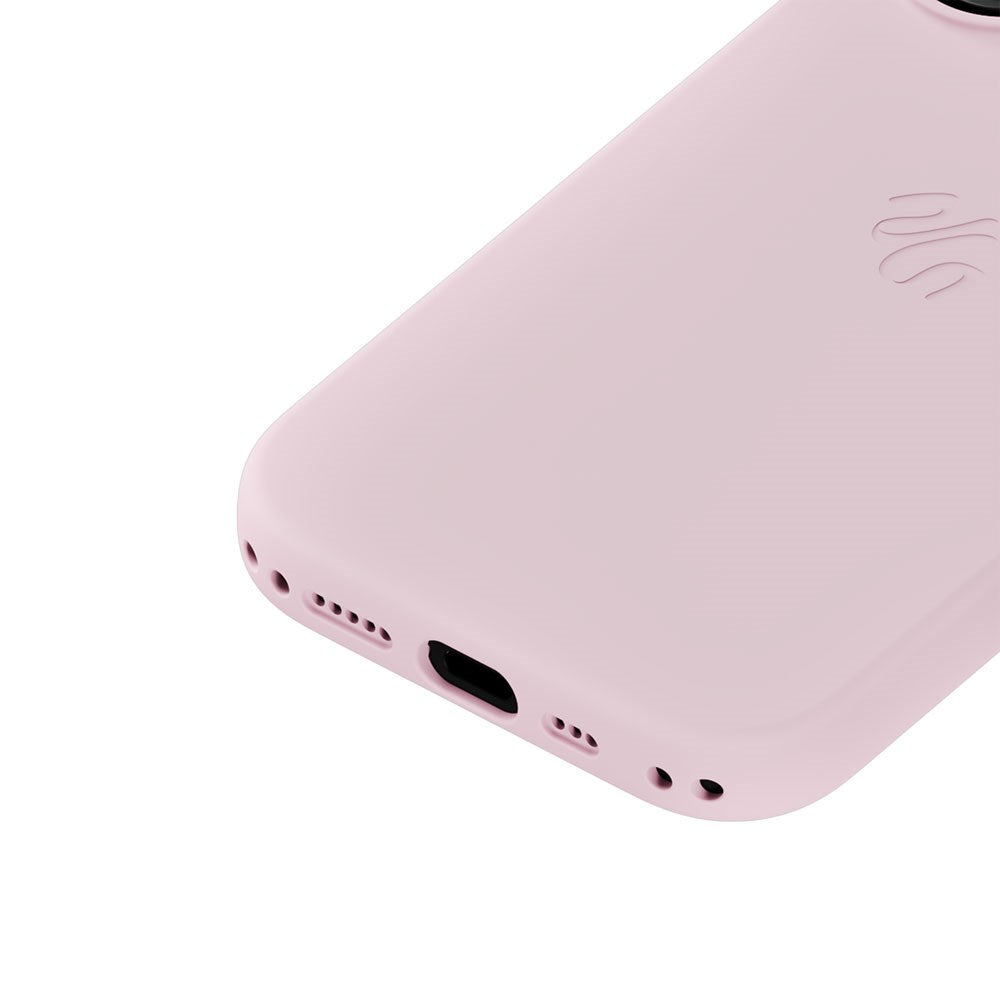 iPhone 17 Holdit Soft Touch MagSafe Silikon Skal - Pale Pink