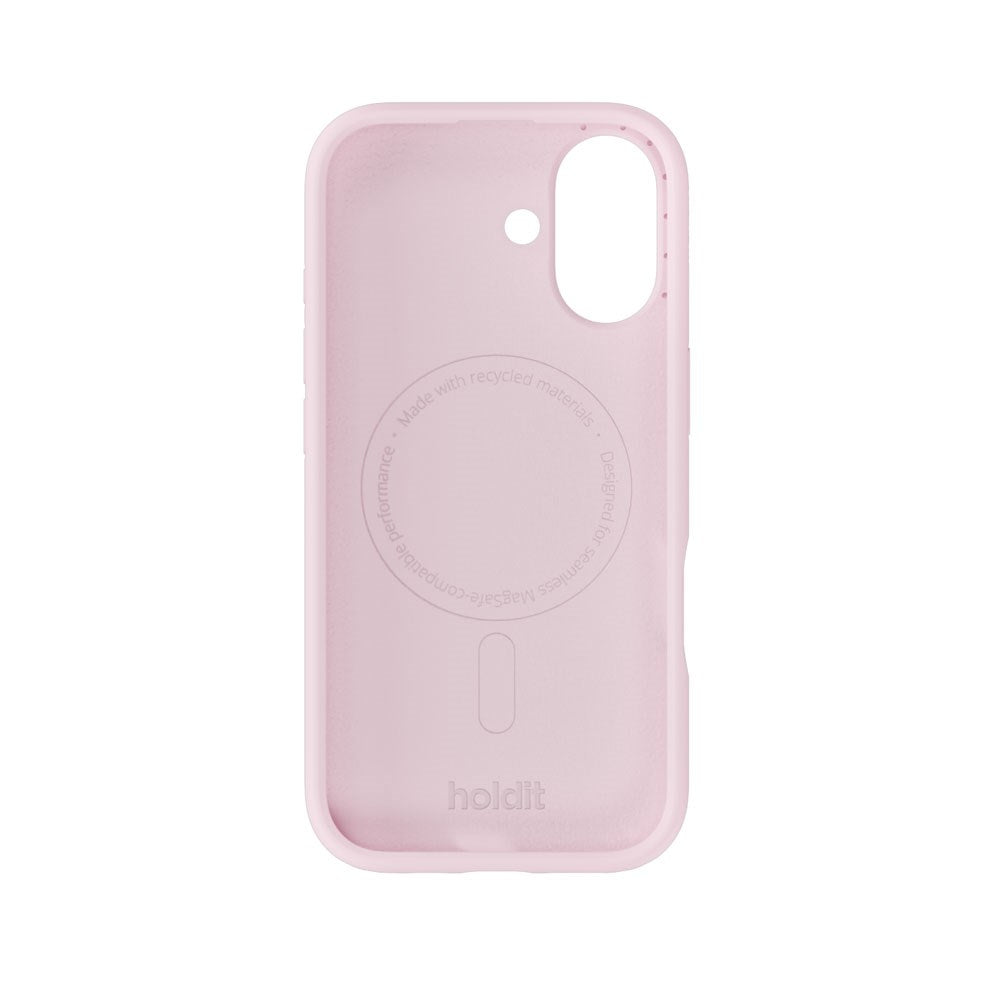 iPhone 17 Holdit Soft Touch MagSafe Silikon Skal - Pale Pink