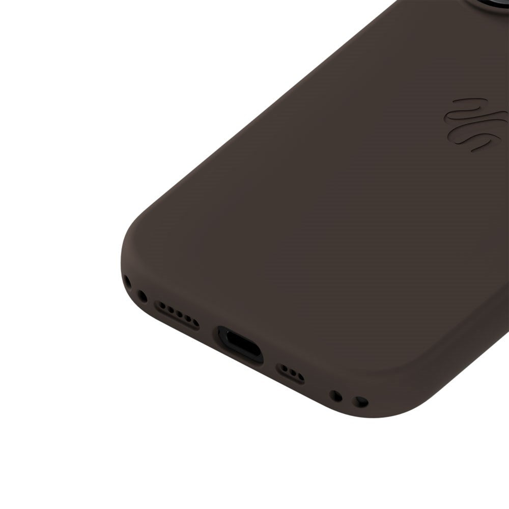iPhone 17 Holdit Soft Touch MagSafe Silikon Skal - Chocolate