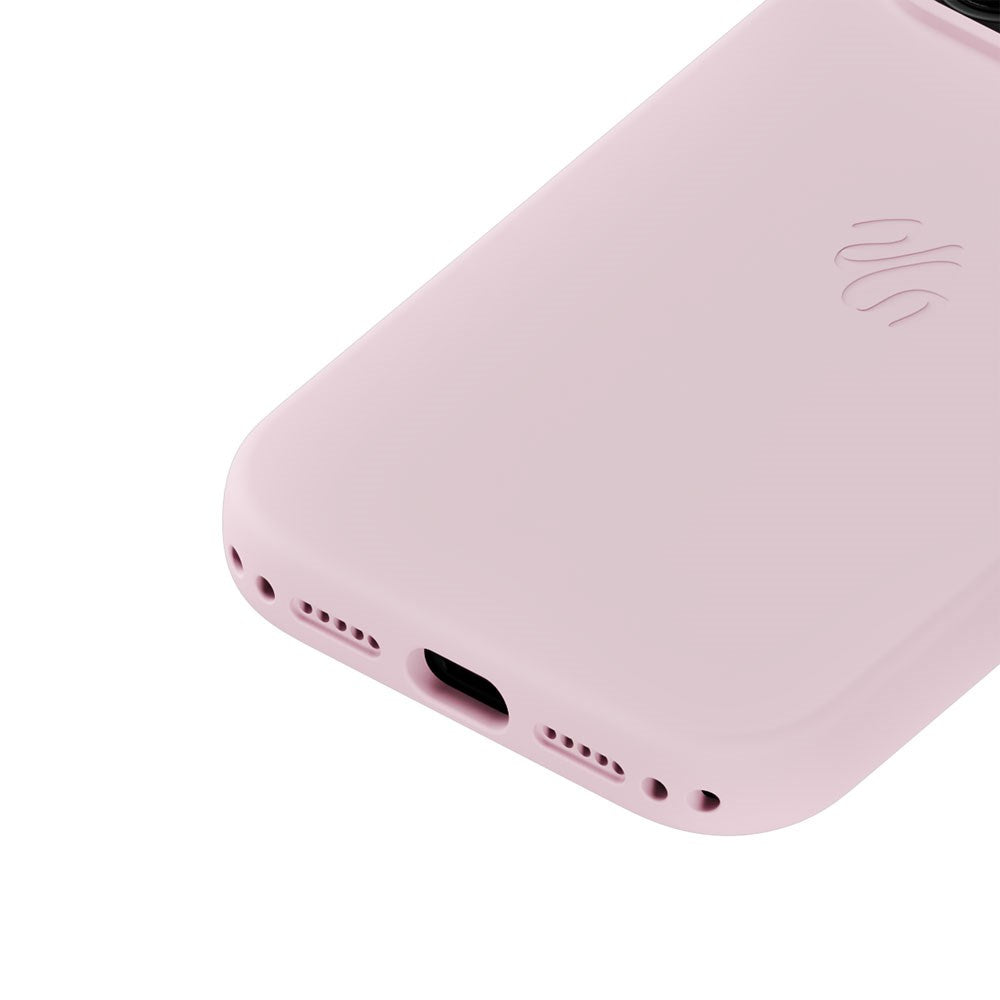 iPhone 17 Pro Holdit Soft Touch MagSafe Silikon Skal - Pale Pink