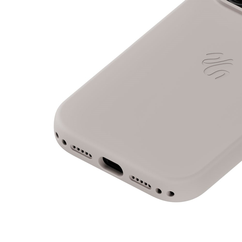 iPhone 17 Pro Holdit Soft Touch MagSafe Silikon Skal - Wool Gray
