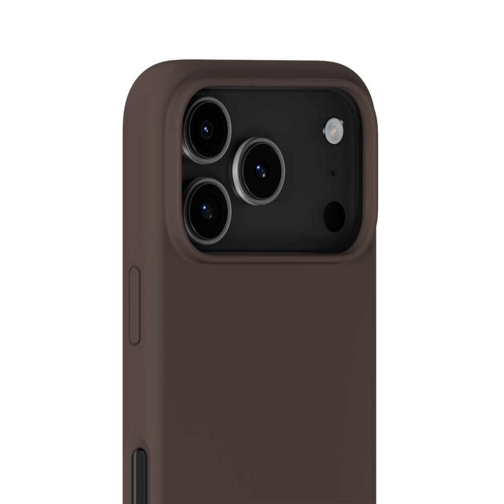 iPhone 18 Pro Max / 17 Pro Max Holdit Soft Touch Silikon Skal - Chocolate