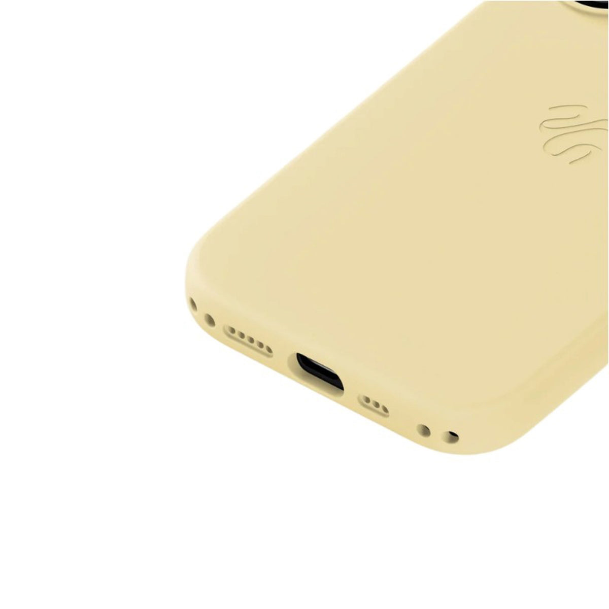 iPhone 16 Holdit Soft Touch MagSafe Silikon Skal - Butter Yellow