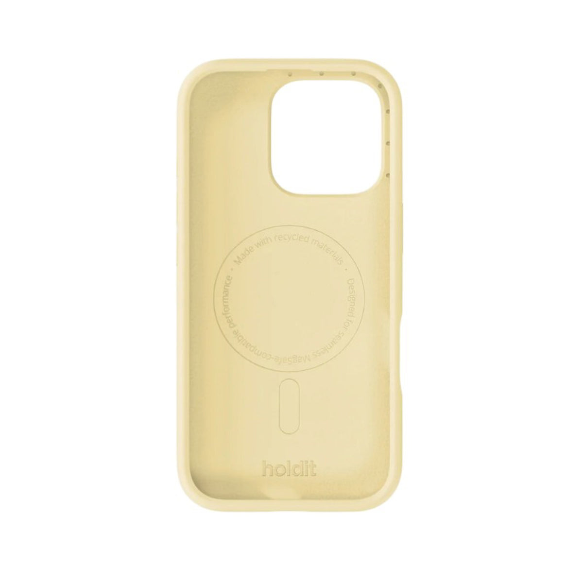 iPhone 16 Pro Holdit Soft Touch MagSafe Silikon Skal - Butter Yellow