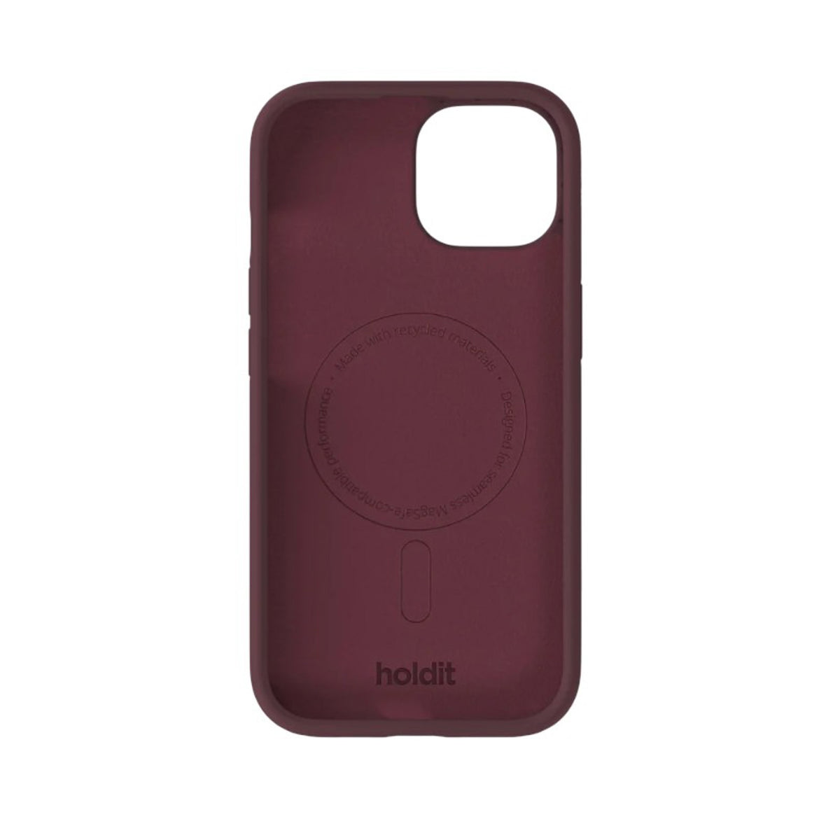 iPhone 17e / 16e / 15 / 14 / 13 Holdit Soft Touch MagSafe Silikon Skal - Bordeaux