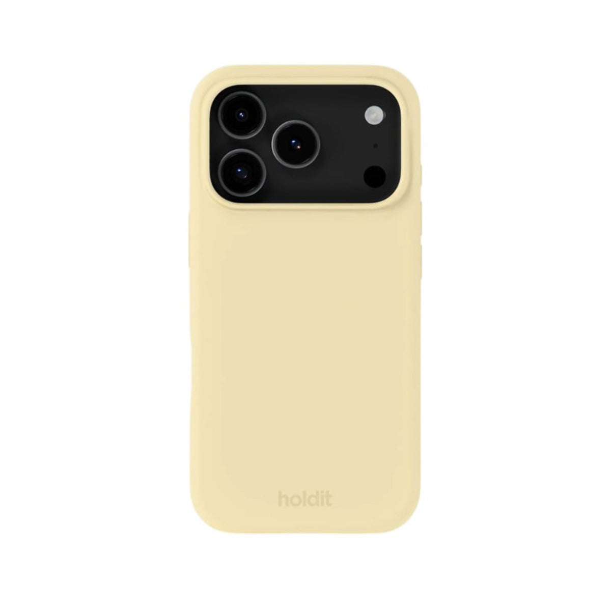 iPhone 18 Pro / 17 Pro Holdit Soft Touch Silikon Skal - Butter Yellow