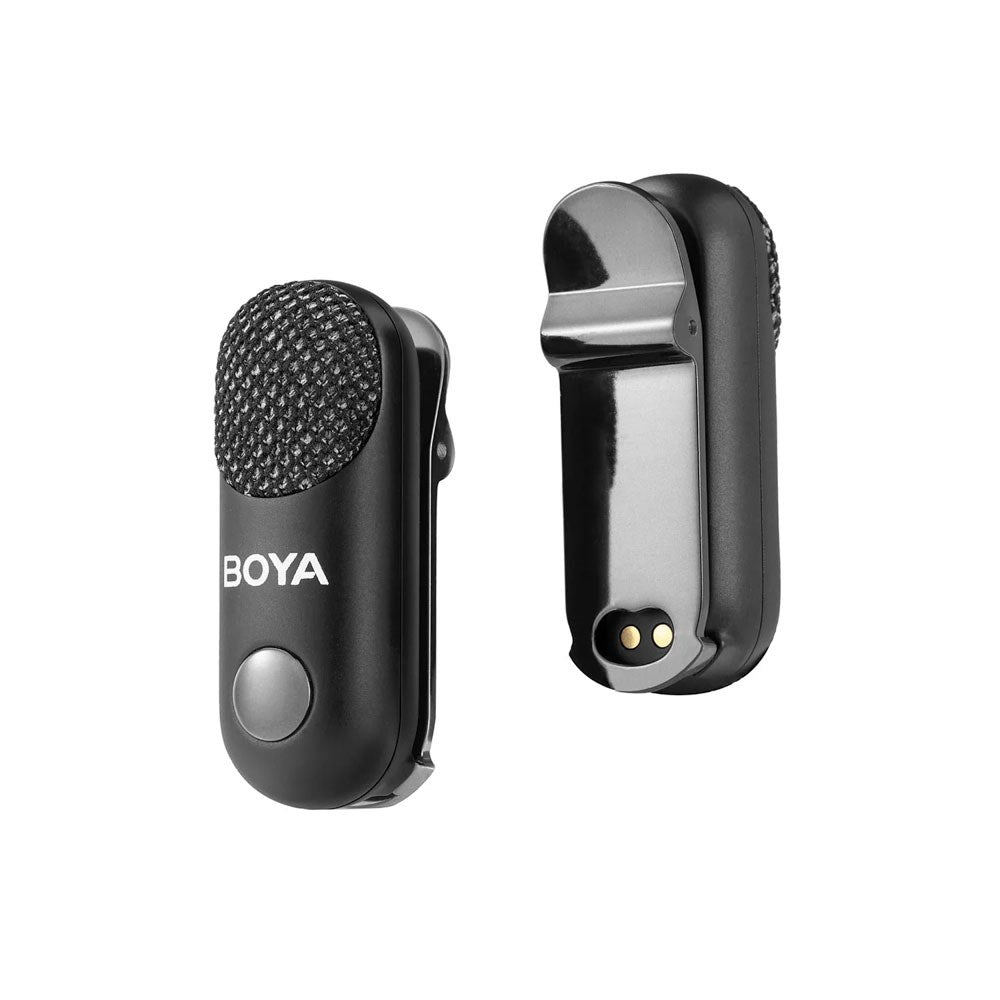 BOYA Magic-02 AI Trådlös Mikrofon - Lightning / USB-C / 3.5mm Minijack - Svart