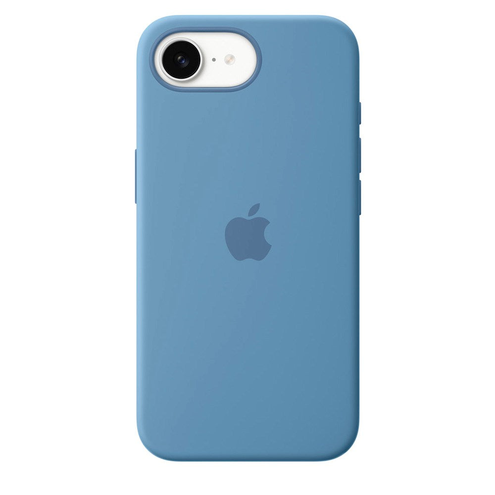 Original Apple iPhone 16e Skal Silikon - Winter Blue (MD3Q4ZM/A)