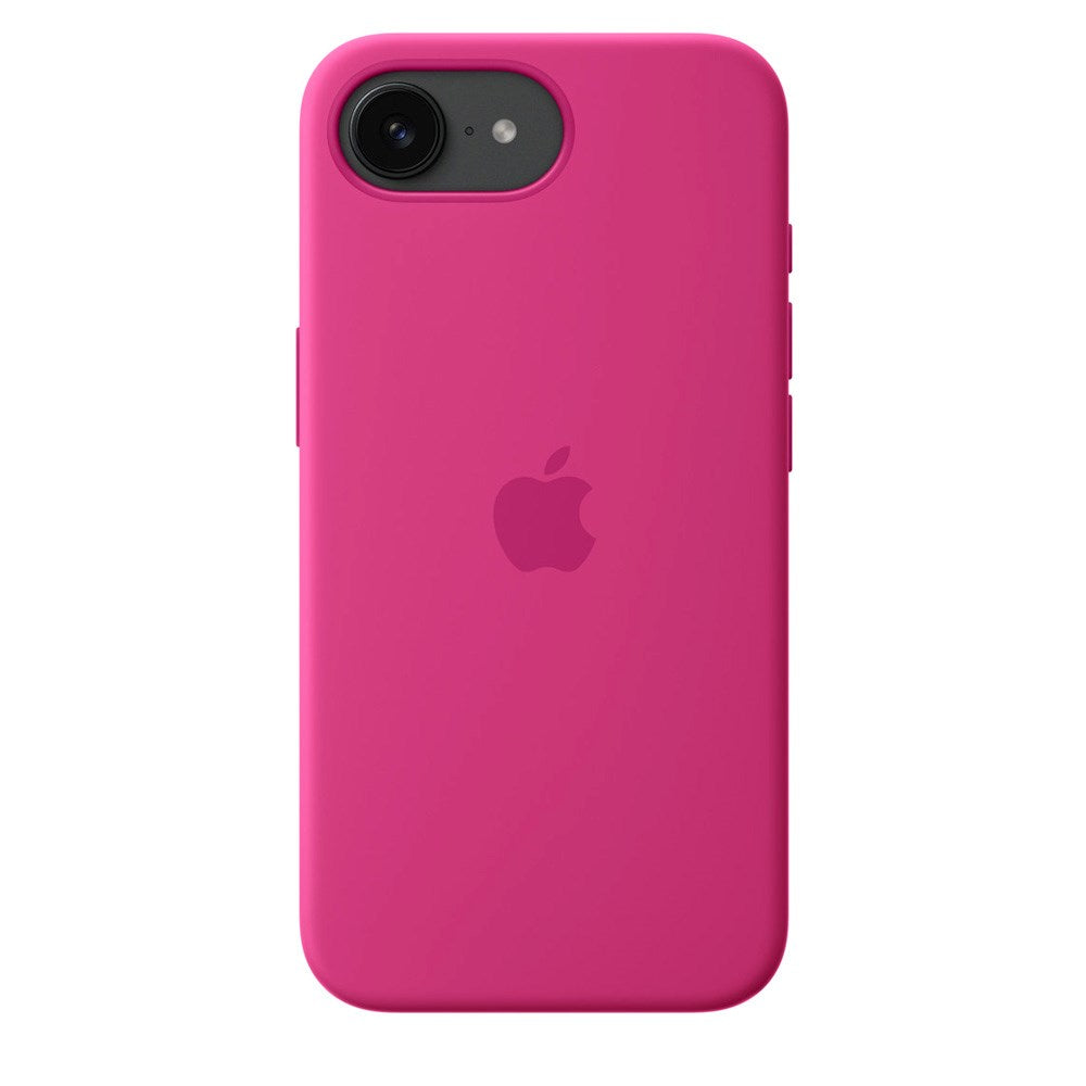 Original Apple iPhone 16e Skal Silikon - Fuchsia (MD3W4ZM/A)