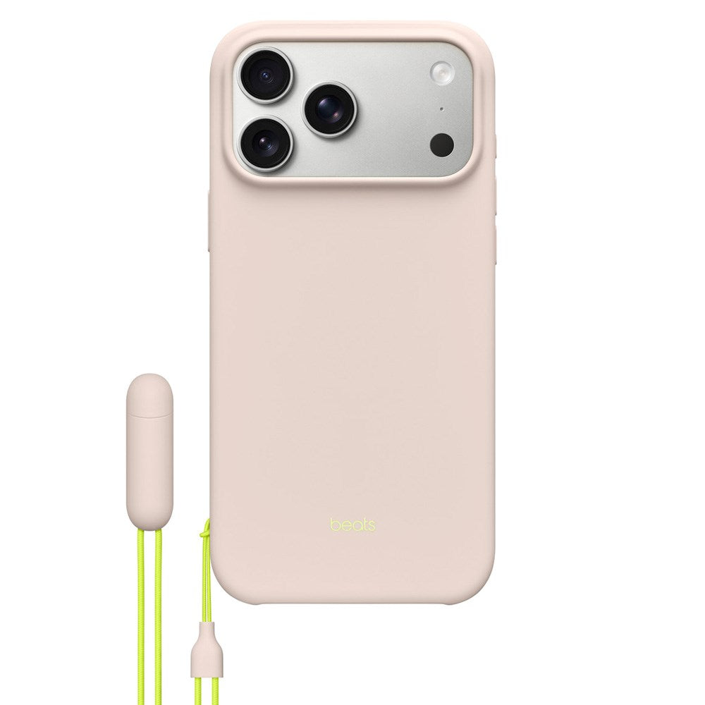 Original Apple Beats iPhone 17 Pro Max Skal m. Rem - MagSafe Kompatibel - Lime Stone