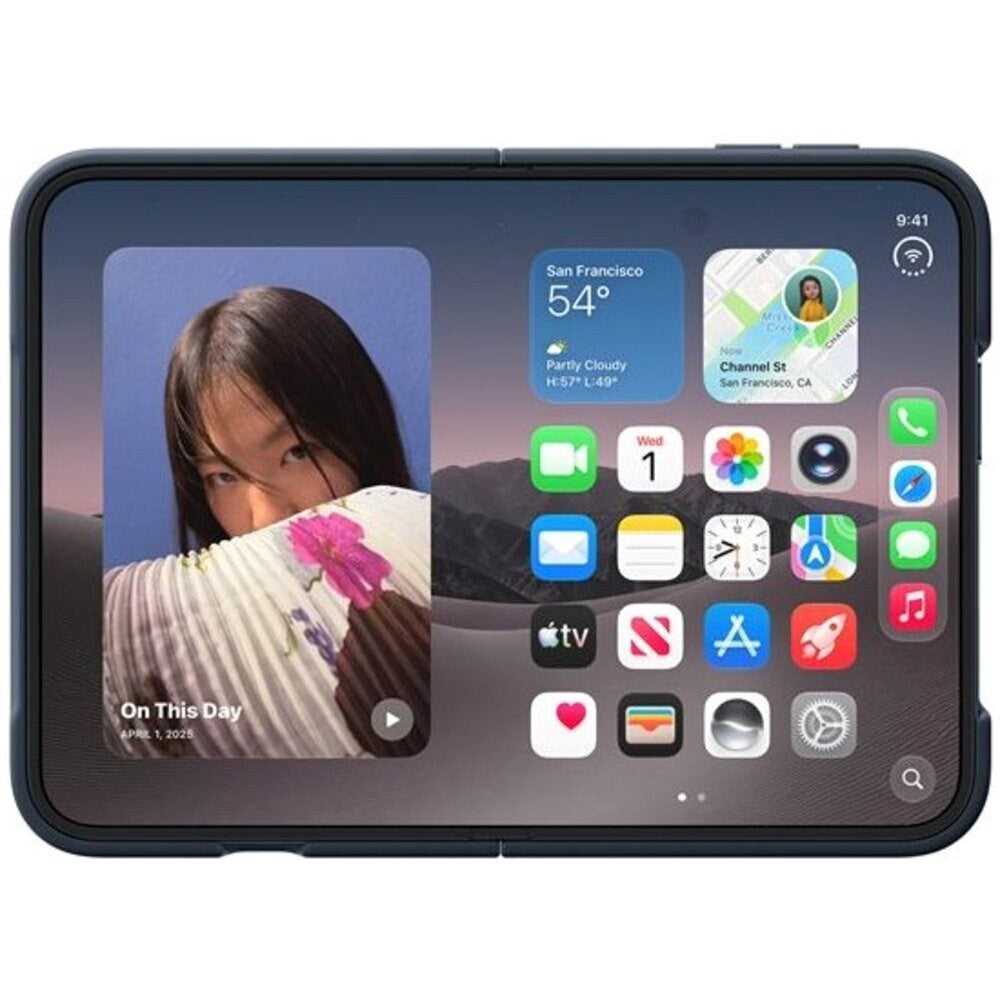 iPhone Duo Original Apple Skal - MagSafe Kompatibel - Navy Blue (MKR84ZM/A)