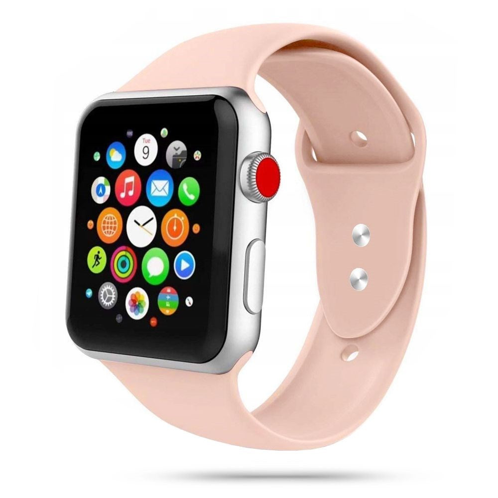 Apple Watch (38/40/SE/41/42mm) Tech-Protect Icon Rem Silikon - Rosa