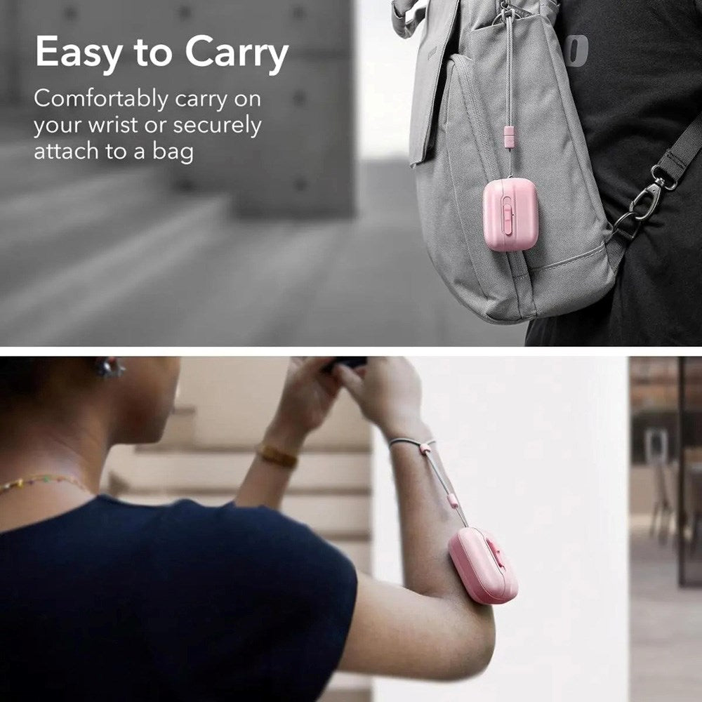 ESR AirPods Pro (1. & 2. Gen.) HaloLock Pulse Fodral - MagSafe Kompatibel - Rosa