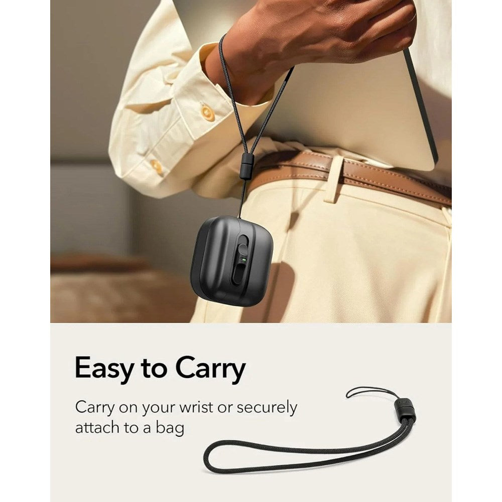 ESR AirPods (4. Gen.) HaloLock Pulse Fodral - MagSafe Kompatibel - Svart