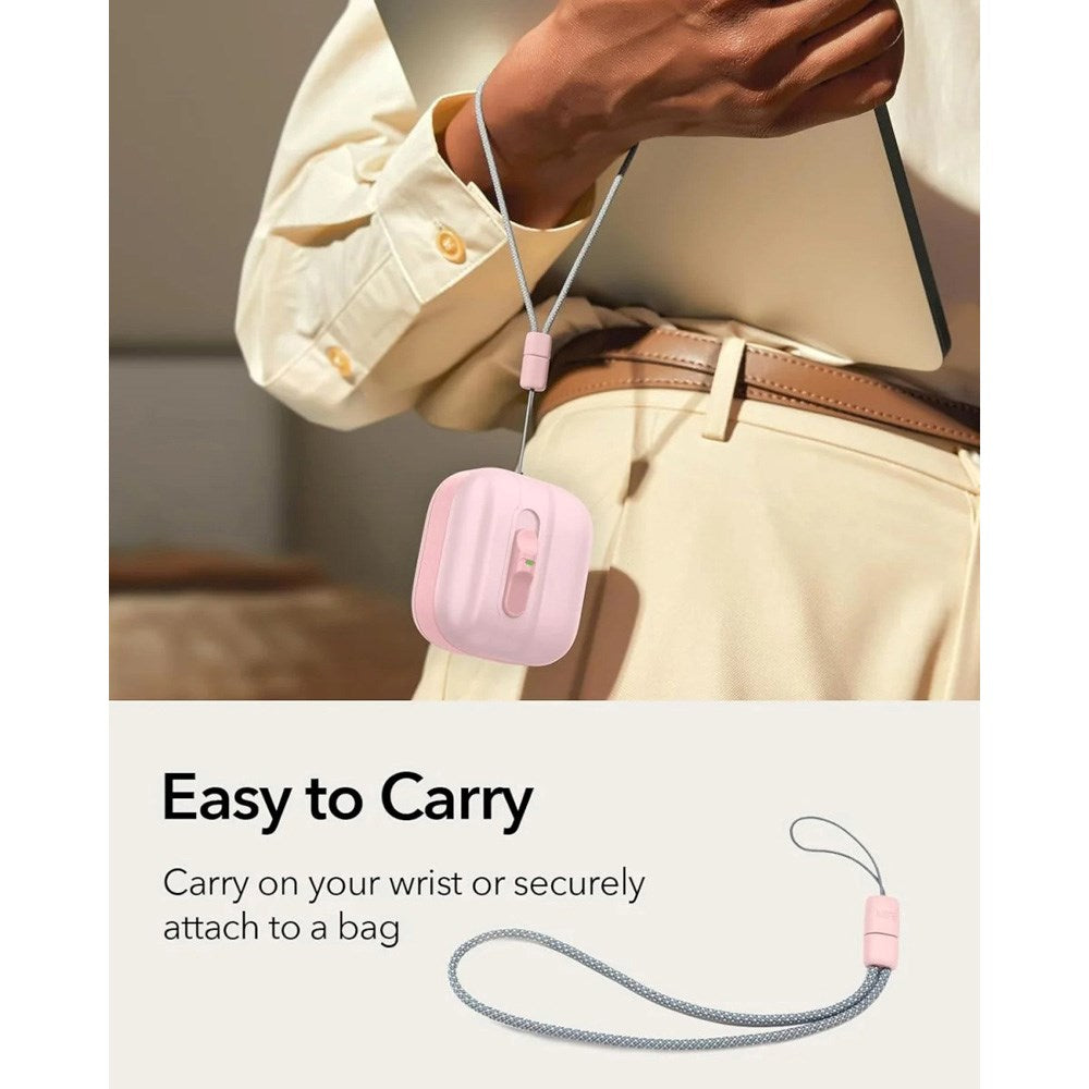 ESR AirPods (4. Gen.) HaloLock Pulse Fodral - MagSafe Kompatibel - Rosa