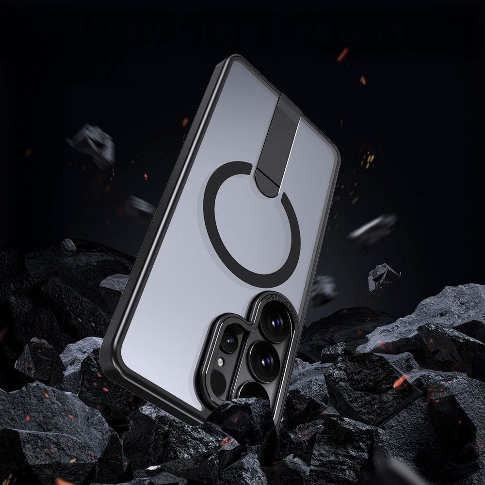 Samsung Galaxy S26 Ultra Hurtel Hybrid Armor X Skal m. Kickstand – MagSafe Kompatibel – Svart