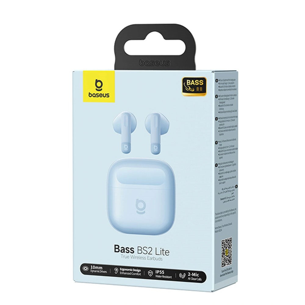 Baseus Bass BS2 Lite True Wireless Hörlurar - Blå