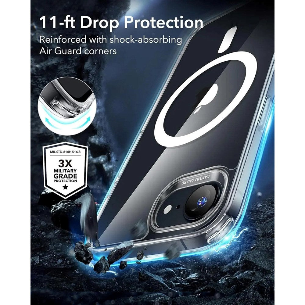 ESR iPhone 16e Classic Hybrid Skal - MagSafe Kompatibel - Genomskinlig