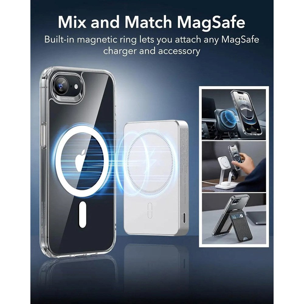 ESR iPhone 16e Classic Hybrid Skal - MagSafe Kompatibel - Genomskinlig