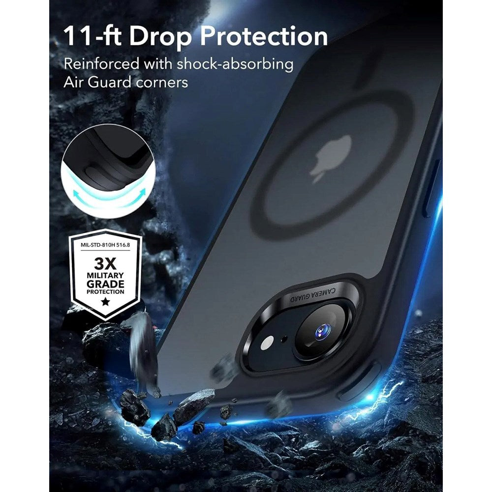 ESR iPhone 16e Classic Hybrid Skal - MagSafe Kompatibel - Matt Svart