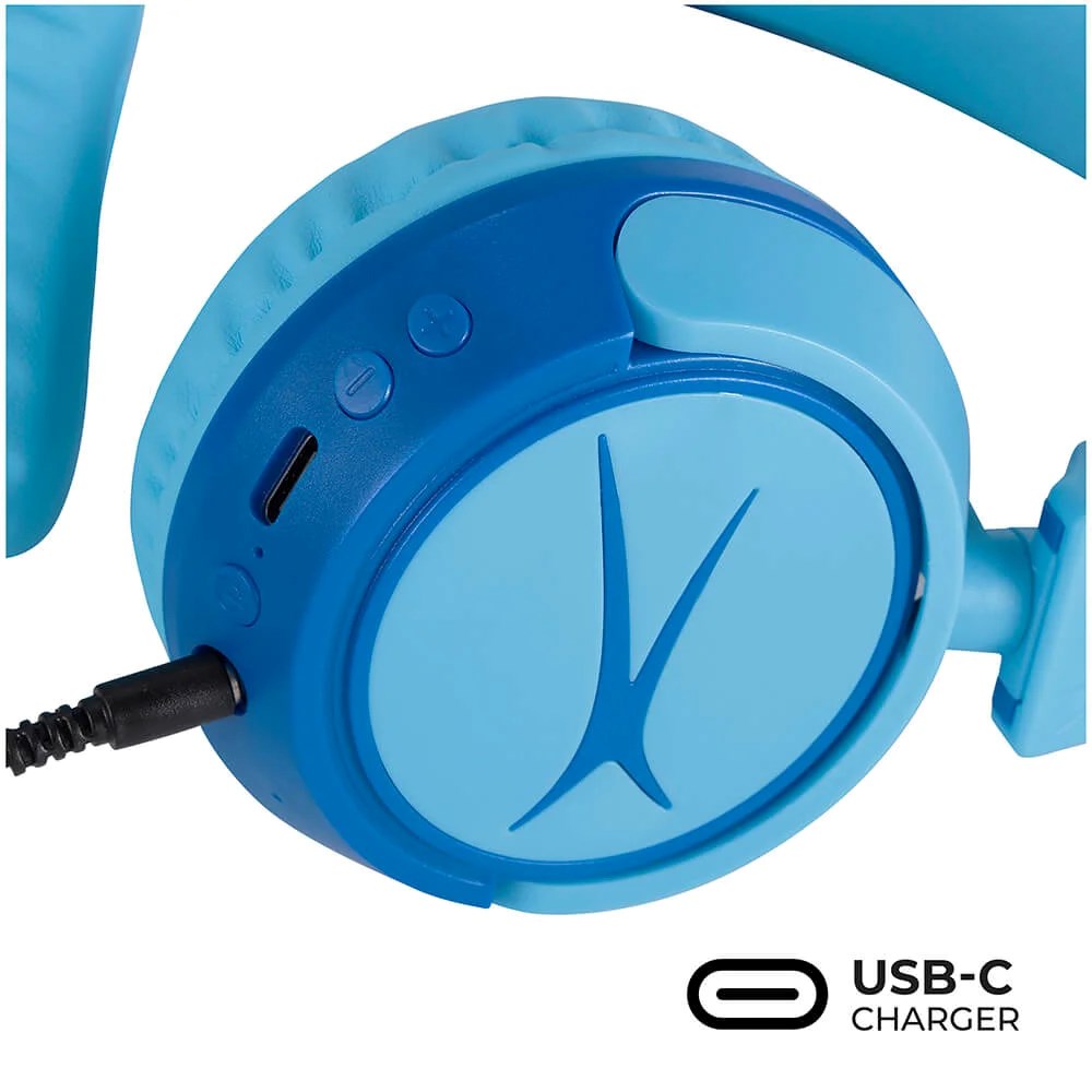 Altec Lansing 2-i-1 Headset för Barn med / utan Kabel - On-Ear Design - Blå