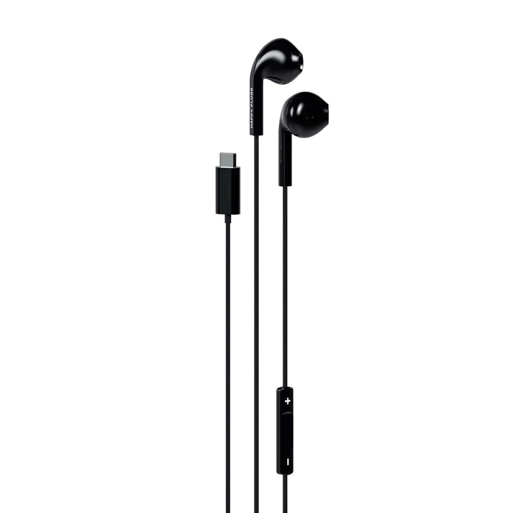 Happy Plugs Hörlurar med USB-C - In-Ear - Svart