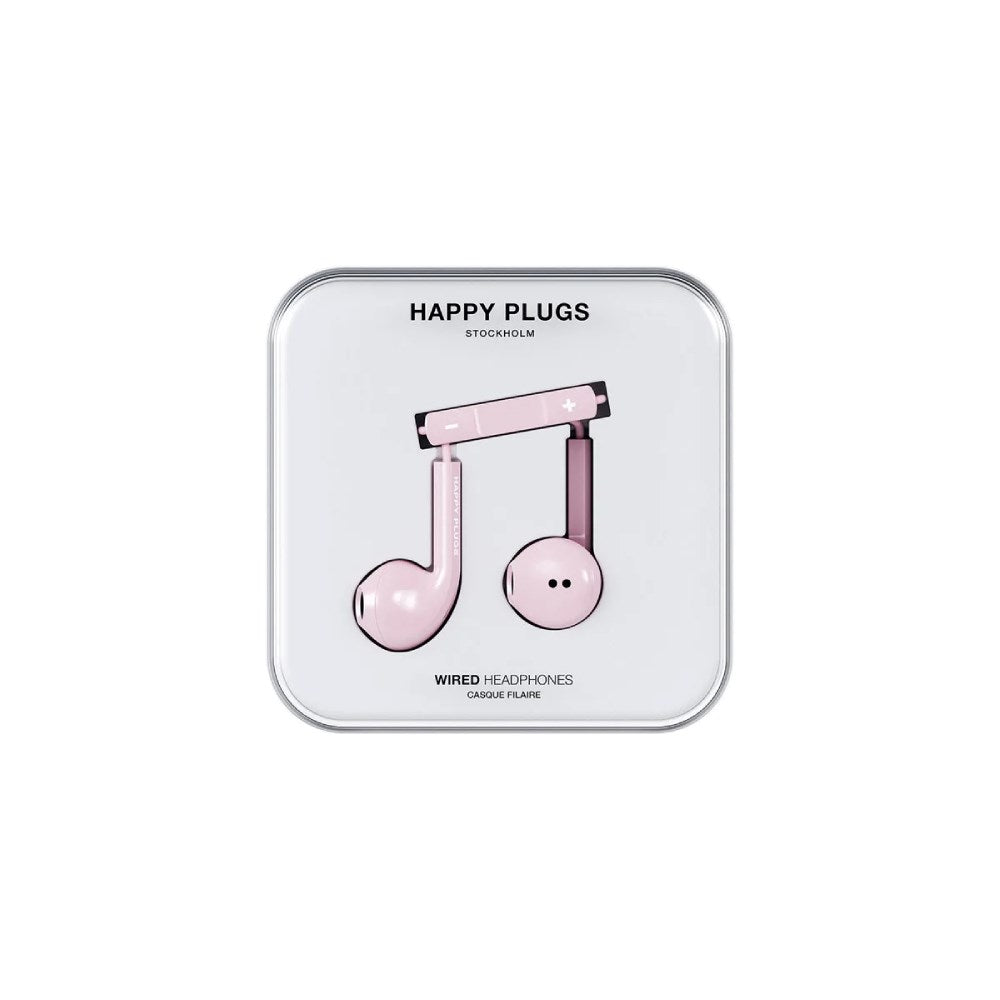 Happy Plugs Hörlurar med USB-C - In-Ear - Rosa